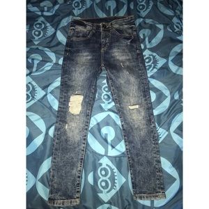 Zara Boys Distressed Skinny Jeans